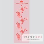 Stencil enredadera de 6 flores