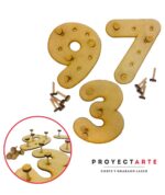 Juego Números Para Contar Proyectarte Madera Didáctico Niños - Image 2