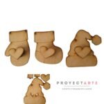 Mitón, gorro y bota 3d