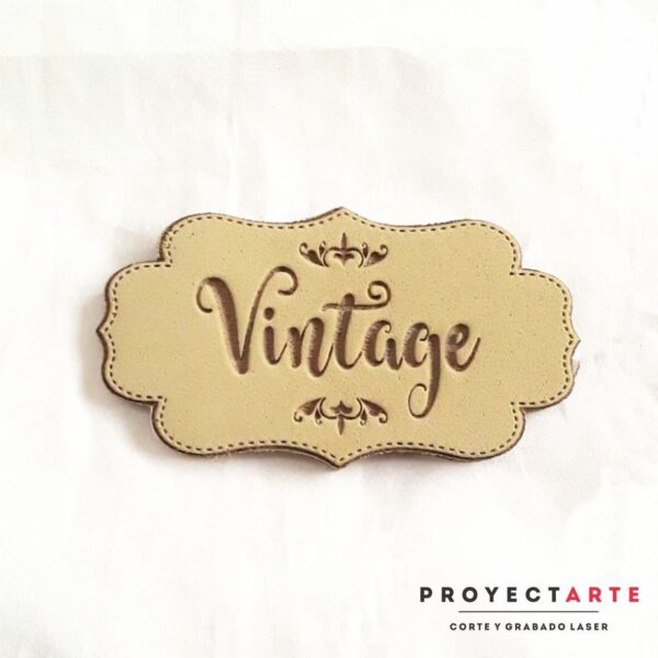 Sello inverso Vintage Modelo 2