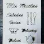 Kit de figuras -Mis Recetas-