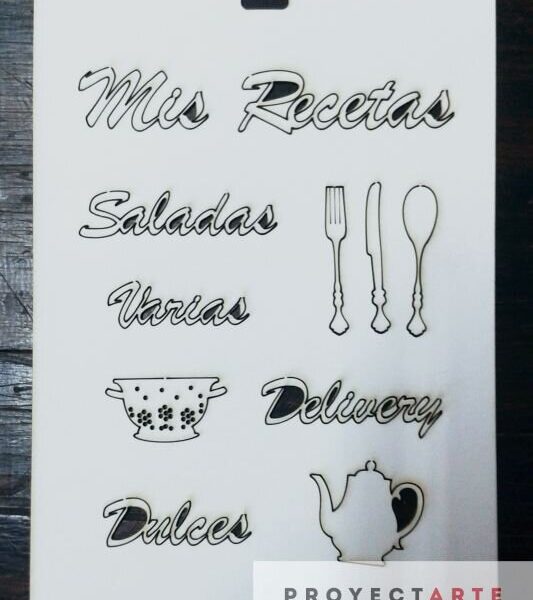 Kit de figuras -Mis Recetas-