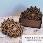 Posavasos con soporte