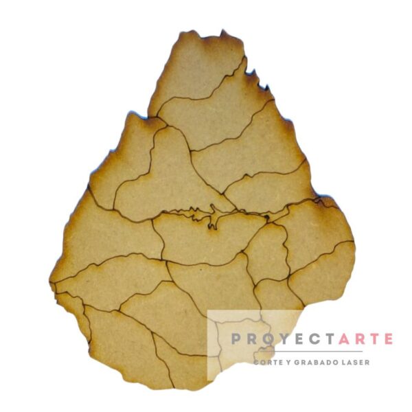 mapa con departamentos
