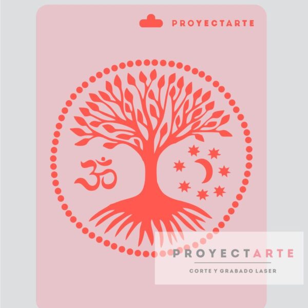 Stencil Arbol de la vida