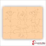 puzle angelina ballerina para colorear