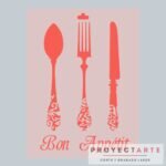 Stencil bon appetit