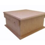 Caja de té con bisagras 9 reparticiones