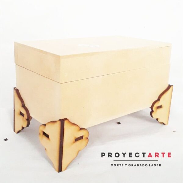 Pata para caja redondeado