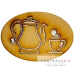 tetera y taza de té