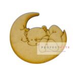 oso durmiendo en la luna