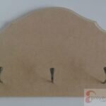 Cuelga llaves con clavo de herrar liso