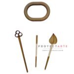 Botón pasador ovalo