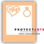 Marco polaroid con figuras