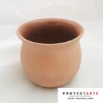 Mate cerámica chato