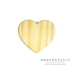 Corazon de madera pulida 6cm