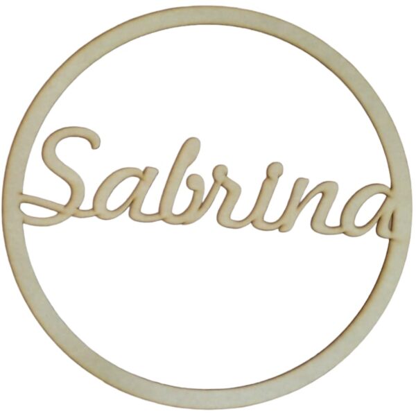 Aro con nombre Sabrina