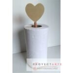 Portarollo de cocina modelo corazón