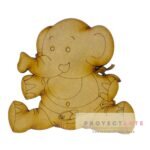 Elefante bebé con pañal