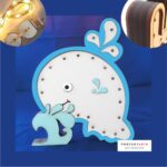 Ballena Led en mdf de 3mm