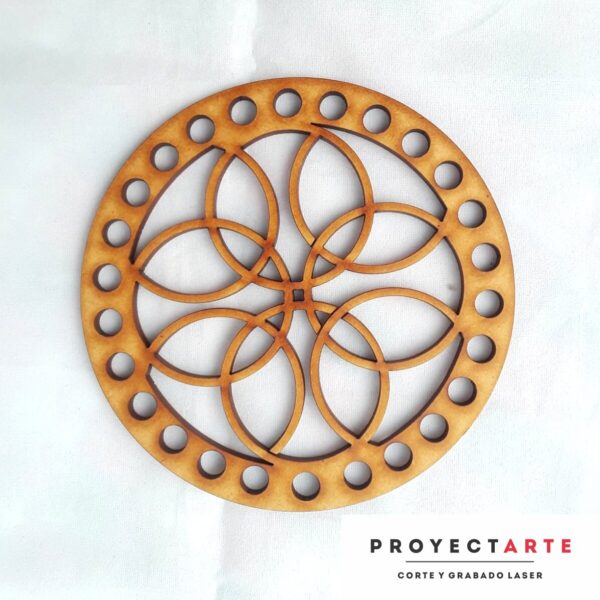 Mandala para trapillo 30cm