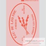 Stencil Eau de Lavande