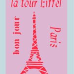 Stencil Eiffel grande