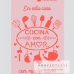 Stencil Cocina con Amor