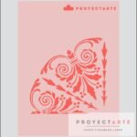 Stencil cuarto mandala antiguo