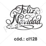 Sello feliz Navidad