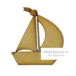 Barco con banderines