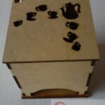 Caja de té para 10-15 sobrecitos Tapa c/diseño 3