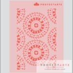 Stencil fondo de mandala