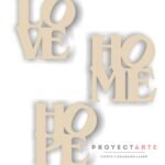 LOVE para aplique de cuadro