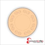 plato redondo con calado