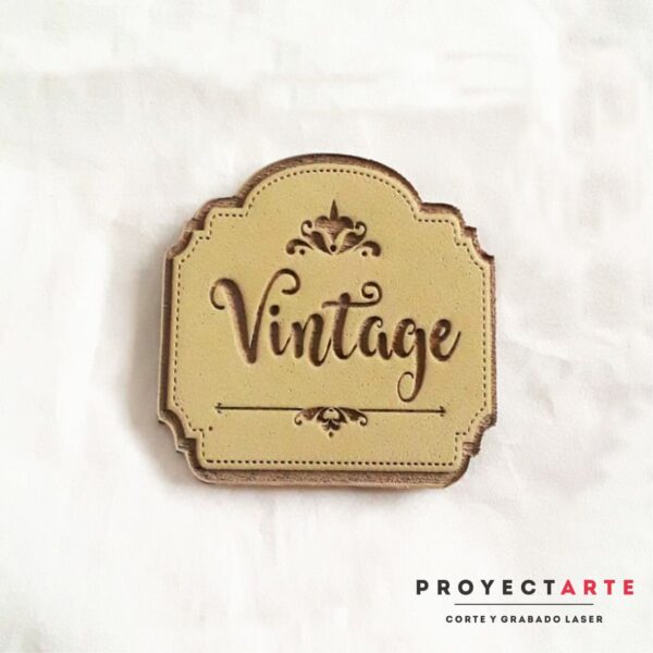 Sello inverso Vintage Modelo 1