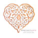 Corazón calado ondas