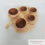 Hoja salsera 5 cuencos