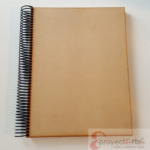 Cuadernola de clase 150 hojas con espiral tapa de mdf