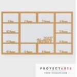 Cuadro / portarretrato meses bebé