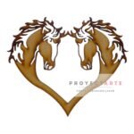 cabeza de caballos doble