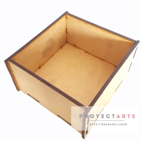 cajita sin tapa 10x10x5