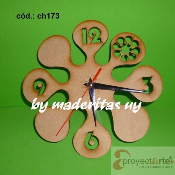 reloj modelo flor