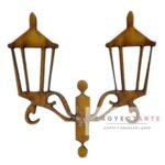 Farol de pared doble