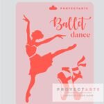 Stencil Ballet Dance