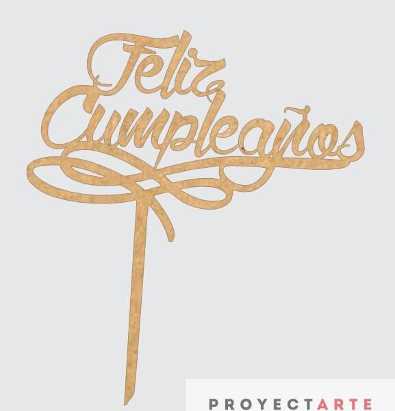 Topper Feliz Cumpleaños