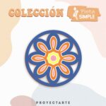 Mandala con calado flor 30cm