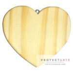 Corazon de madera pulida 12cm