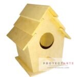 Casita de pájaros con tejas