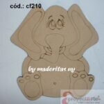 elefante sentado de frente